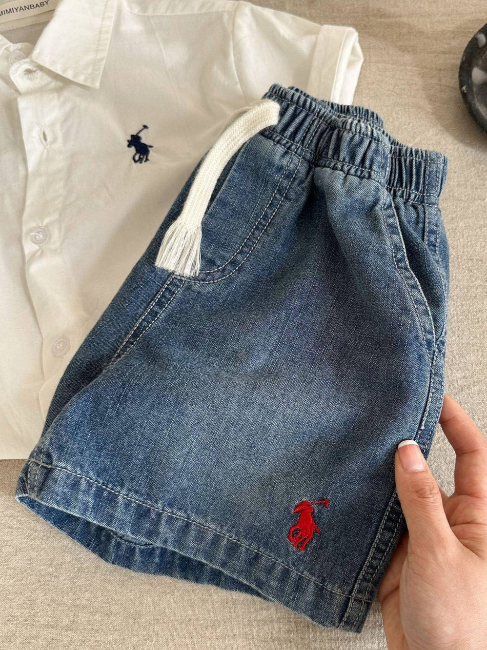 Children Boys’ Breathable Summer Five-Point Shorts