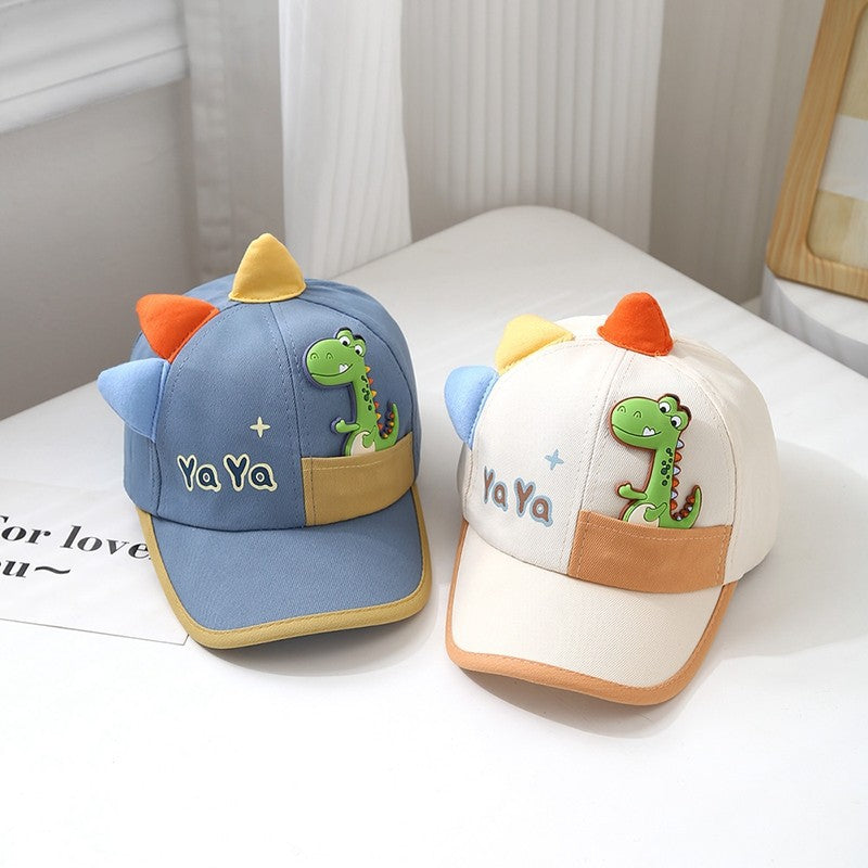 Baby Dinosaur Baseball Cap Sun Protection Wide Brim Kids Hat