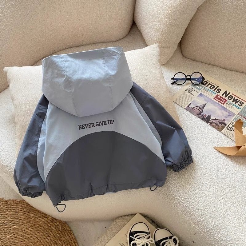 Kids Lightweight Motorcycle Jacket Spring Windbreaker Coat