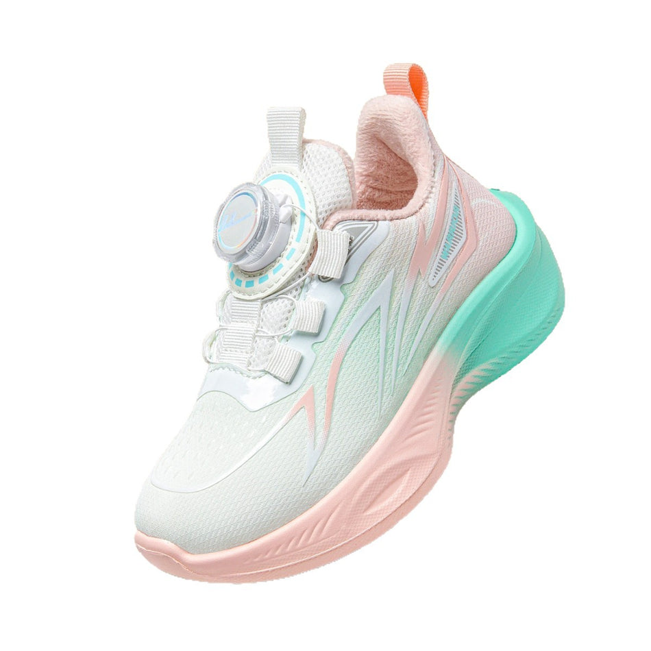 AuraStride Kids Premium Leather Running Sneakers
