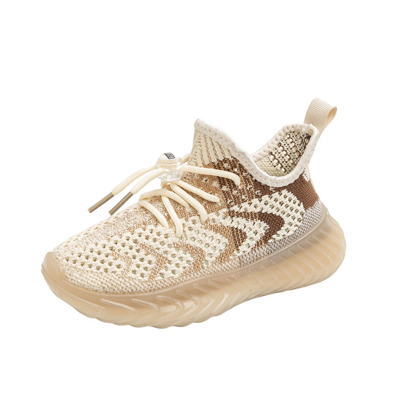 StratoKnit Kids Premium Woven Running Sneakers