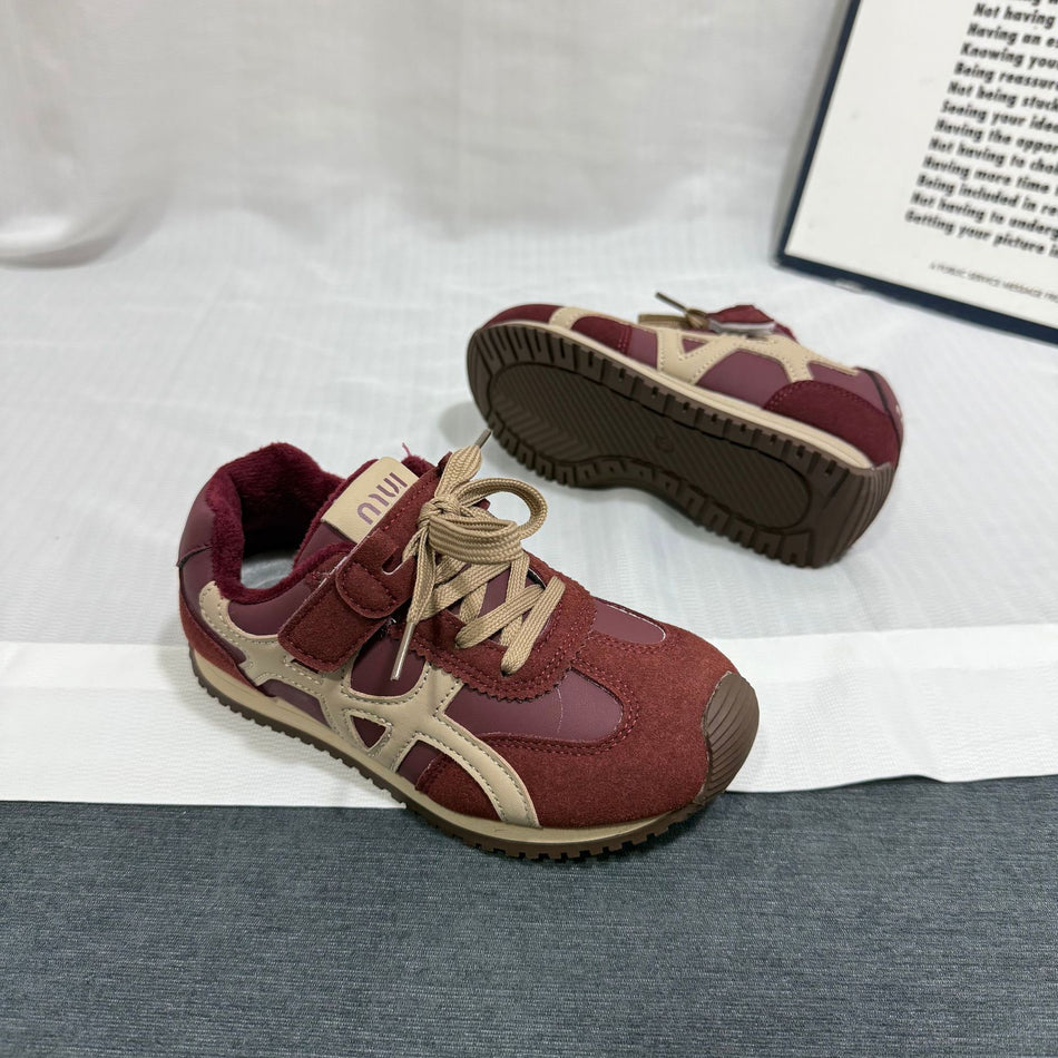 AuraStride Kids Premium American Retro German Training Sneakers