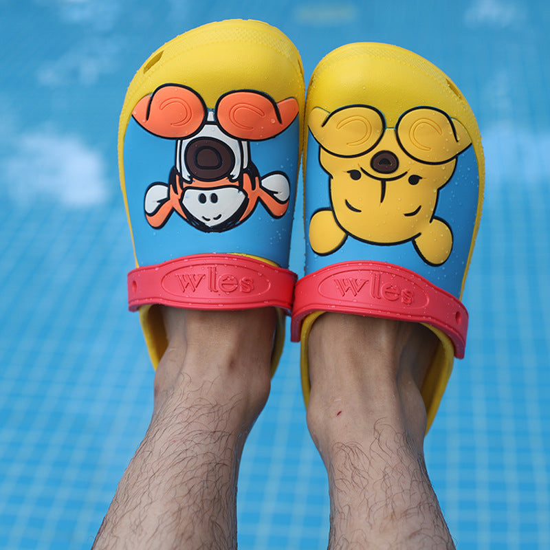 Premium Cartoon Motif Summer Slide Sandals for Women