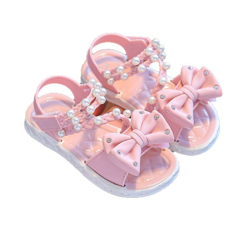 Premium PVC Eco-Friendly Princess Flat Sandals for Girls