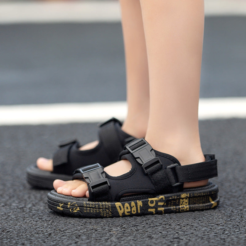 Premium Hook-and-Loop Summer Soft-Sole Sandals for Boys