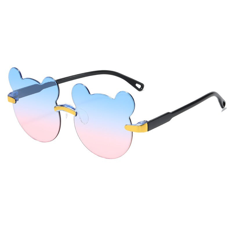 Premium Bear-Ear Fashion Sunglasses with UV Protection for Children