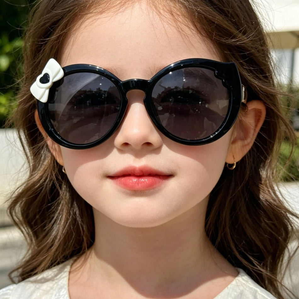 Kids Polarized UV400 Soft Frame Sunglasses Round Style