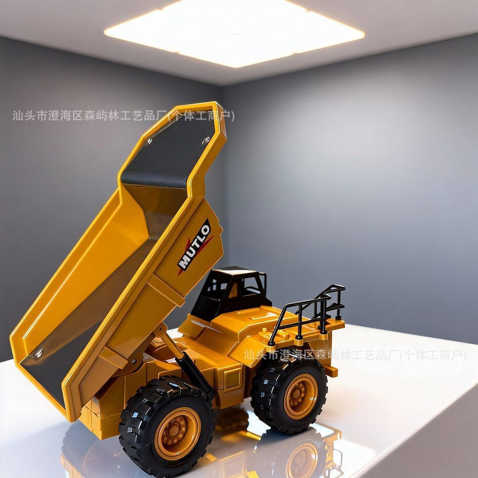 Elite Enlarged Alloy Inertia Mining Dump Truck Model