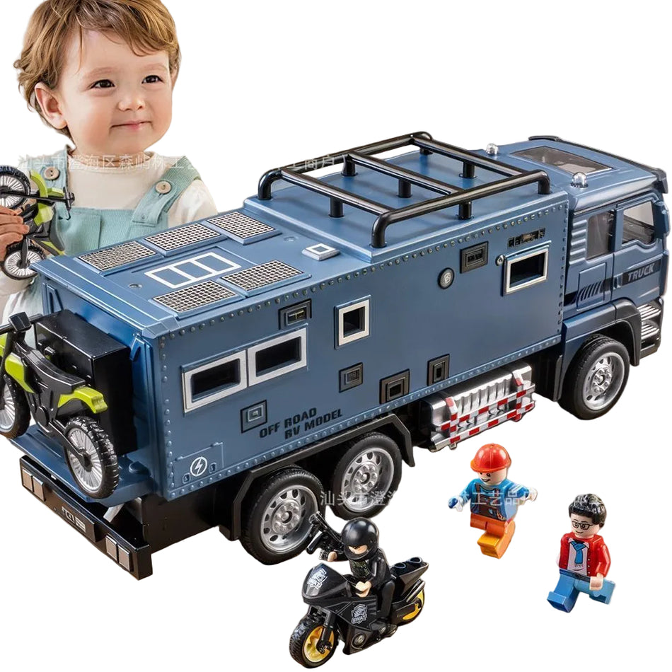 Elite Two-In-One Inertia Forklift Crane Vehicle Model