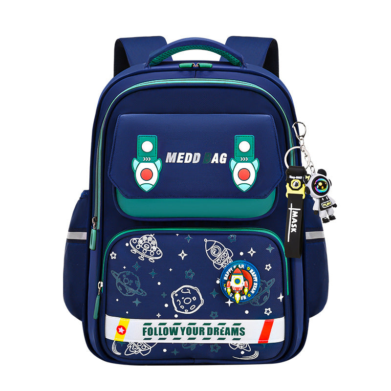 Spine Support Waterproof School Backpack for Grades 5–6