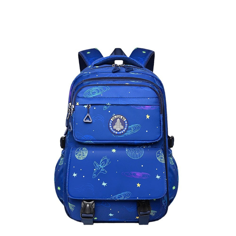 Kids Starry Sky Backpack Large Capacity Lightweight School Bag