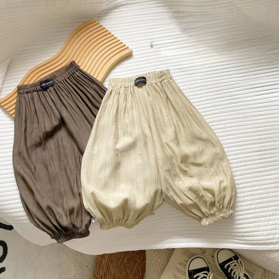 Lightweight Anti Mosquito Kids Casual Pants Summer Boys Girls Wear