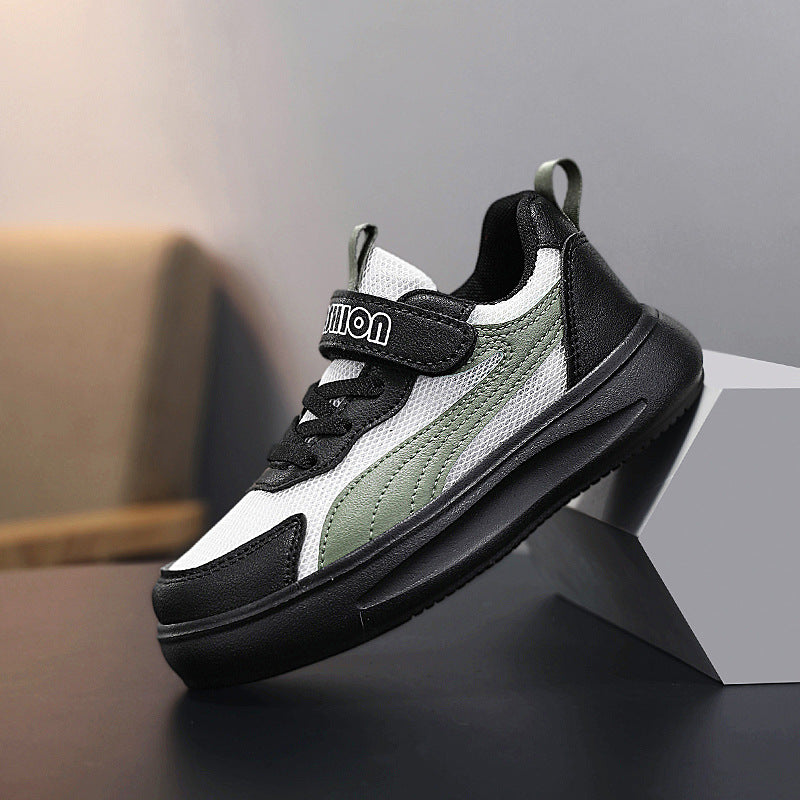 Kids Rotating Velcro Mesh Sports Shoes Casual Outdoor Sneakers
