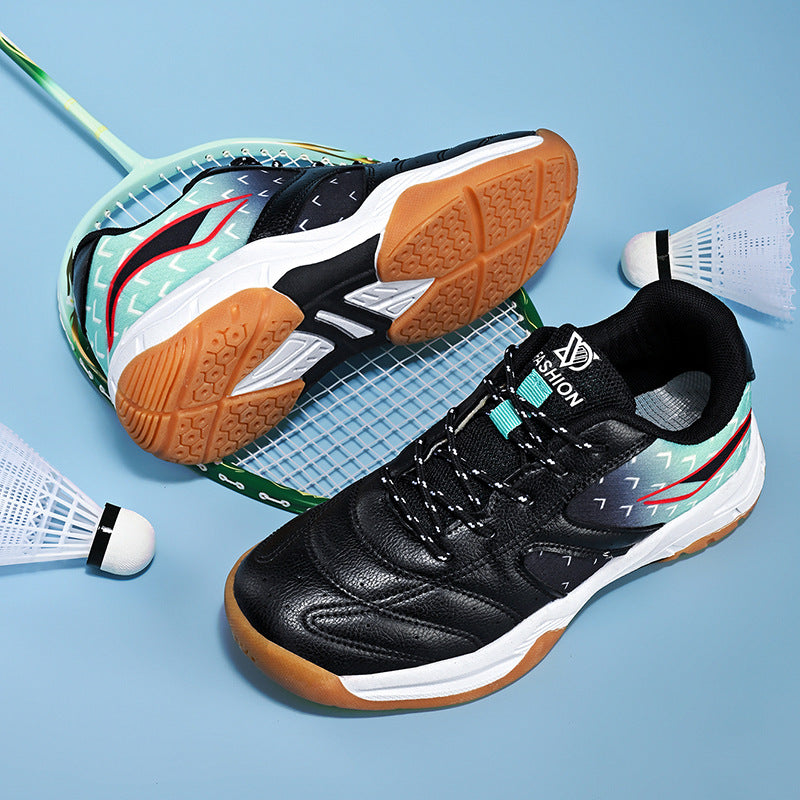 Velcro Tennis Badminton Shoes Kids Low Top Sports Sneakers Unisex