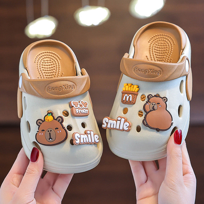 Kids EVA Cartoon Clogs Non-Slip Lightweight Summer Slippers