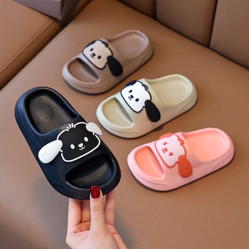EVA Cartoon Thick Sole Slippers Non-Slip Indoor Beach Slides