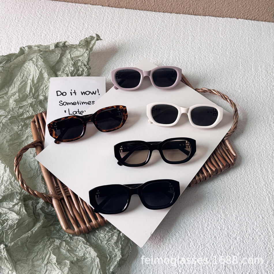 Feimo Kids Square UV400 Sunglasses Korean Style Fashion