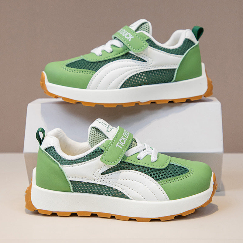 Girls Breathable Mesh Casual Sneakers Soft Sole Lightweight