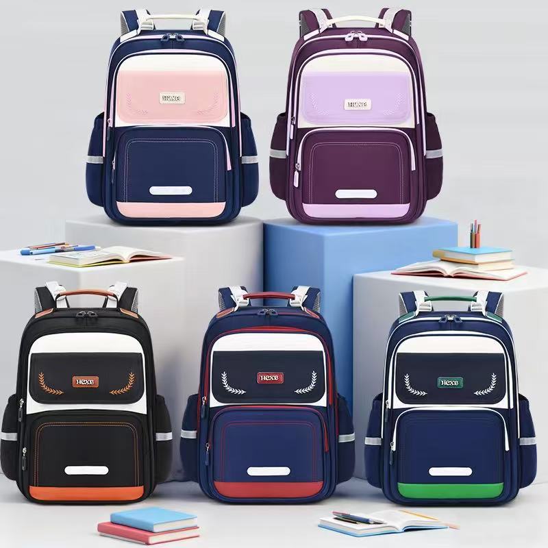 Spine-Support Suspension School Backpack for Kids Ages 6–12