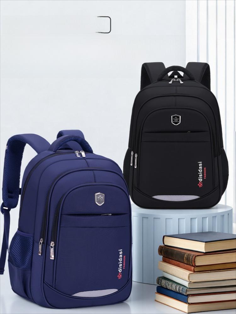 Large-Capacity Spine-Support School Backpack for Grades 1–6 Kids