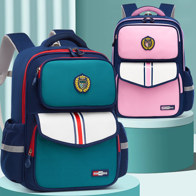 Spine-Protecting Large-Capacity School Backpack for Grades 1–6
