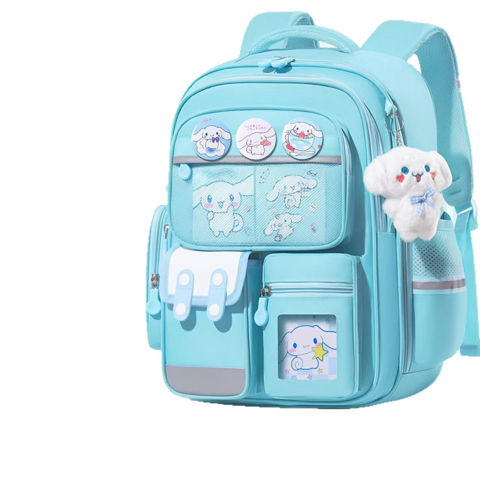 Naruto Spine-Support Waterproof School Backpack for Grades 1–6