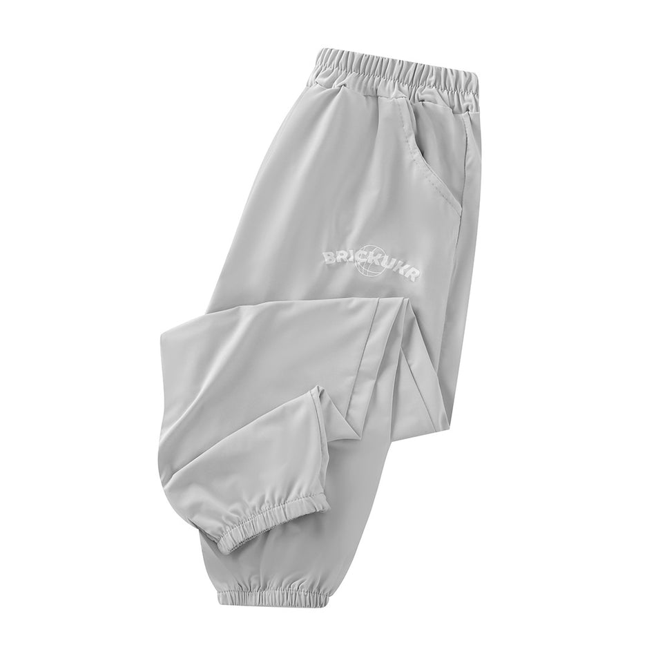Kids Quick Dry Ice Silk Sun Protection Sports Pants Lightweight