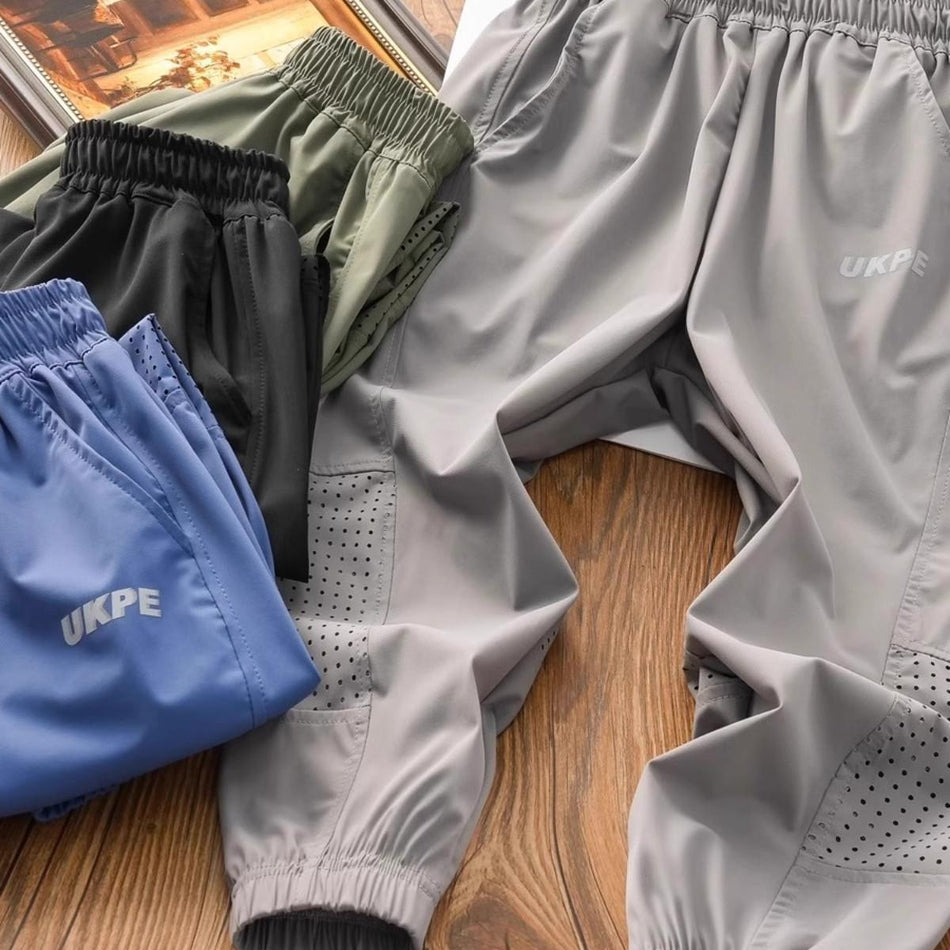 Boy's Anti-Mosquito Ice Silk Quick-Dry Mesh Sports Pants Summer