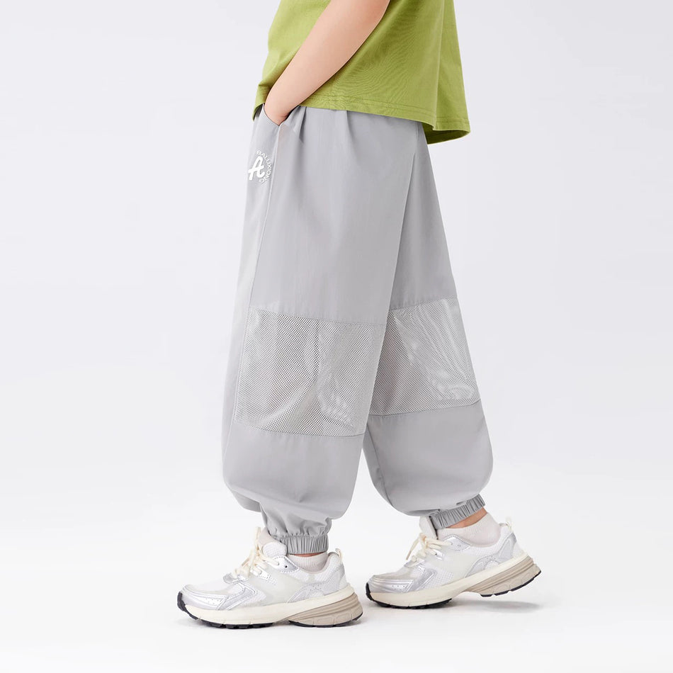 Kids Quick Dry Sports Pants Lightweight Stretch Casual Trousers