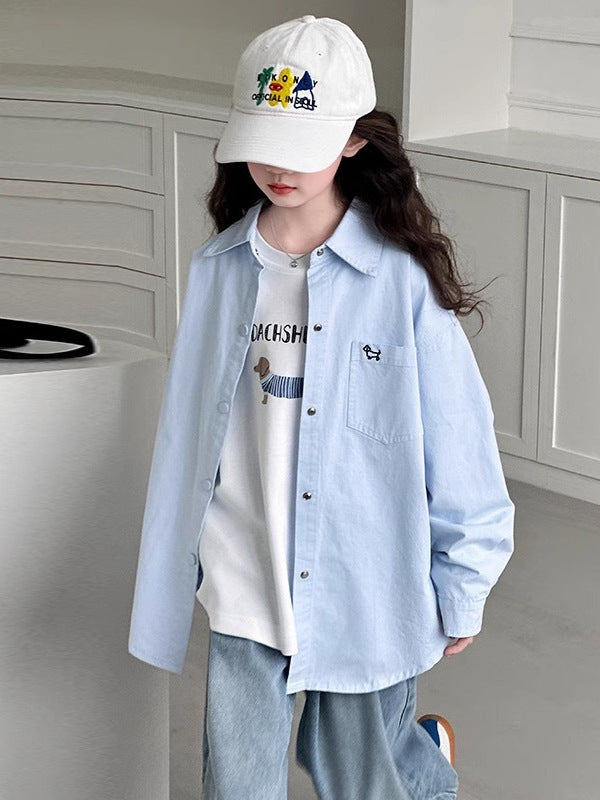 Kids Sun Protection Shirt Lightweight Long Sleeve Summer Jacket