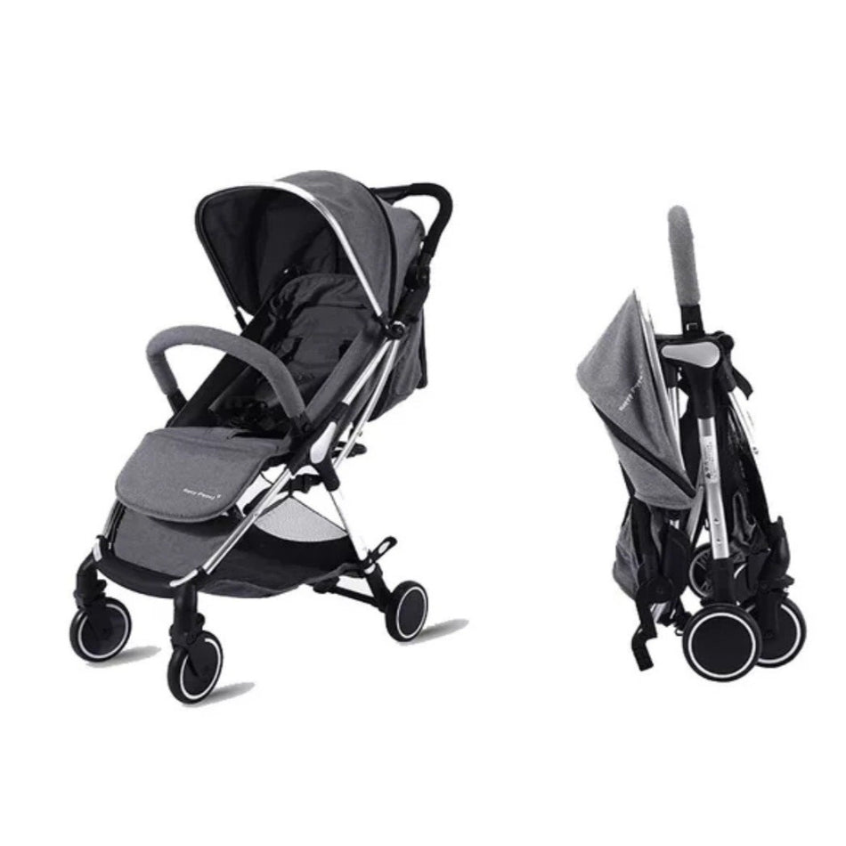 Baby Stroller Lightweight Folding Reclining Four-Wheel Travel System