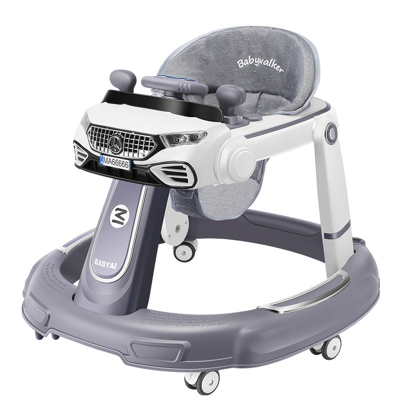 Anti-Rollover Baby Walker Stroller for Boys and Girls