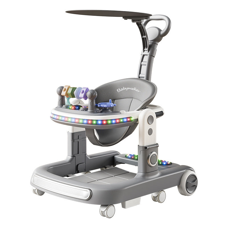 Multifunctional Baby Walker and Push Stroller for Early Walking Support