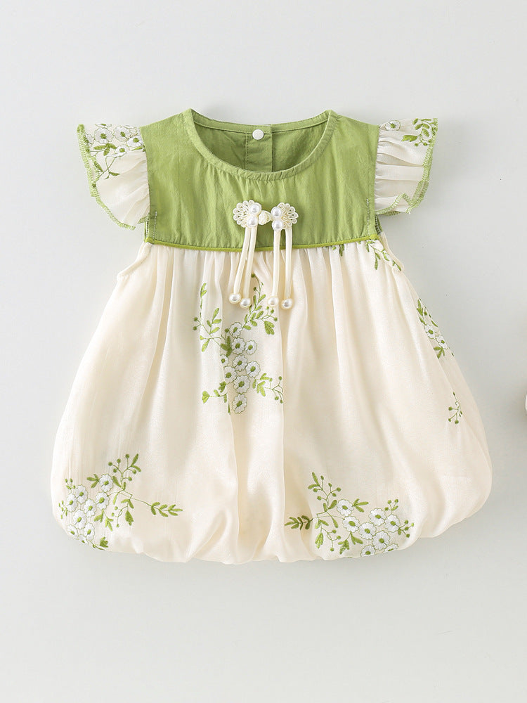 Summer Princess Dress for Girls Aged 1–3 Years