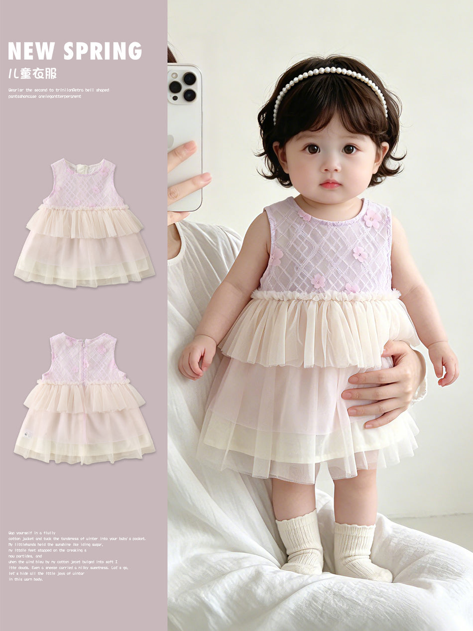 Girls’ Thin Princess Summer Dress for Baby Girls