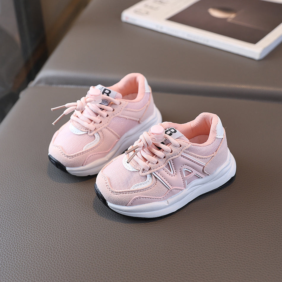 Kids Breathable Mesh Running Shoes Lightweight Casual Sneakers