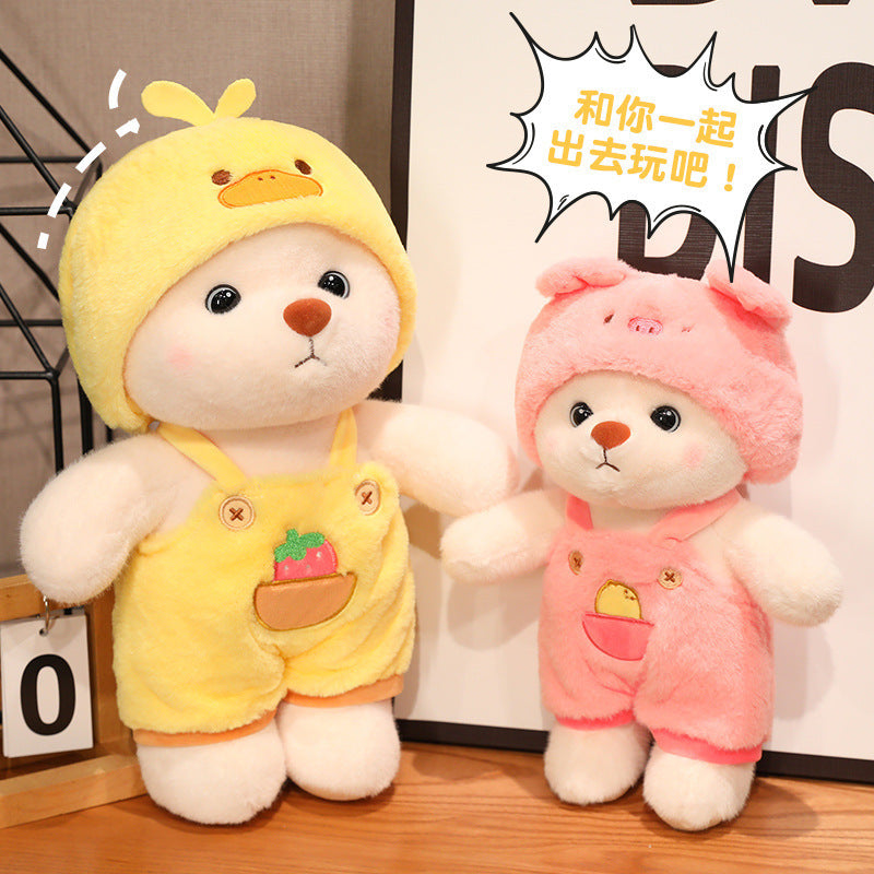 Cute Transformable Animal Plush Doll Soft Stuffed Toy Gift