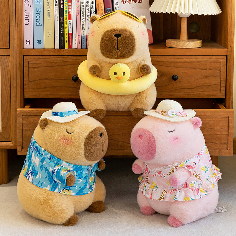 Cute Capybara Plush Doll Soft Sleeping Pillow Toy Gift