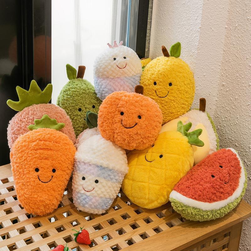 Fruit Series Plush Doll Soft Stuffed Toy Cute Gift Collection