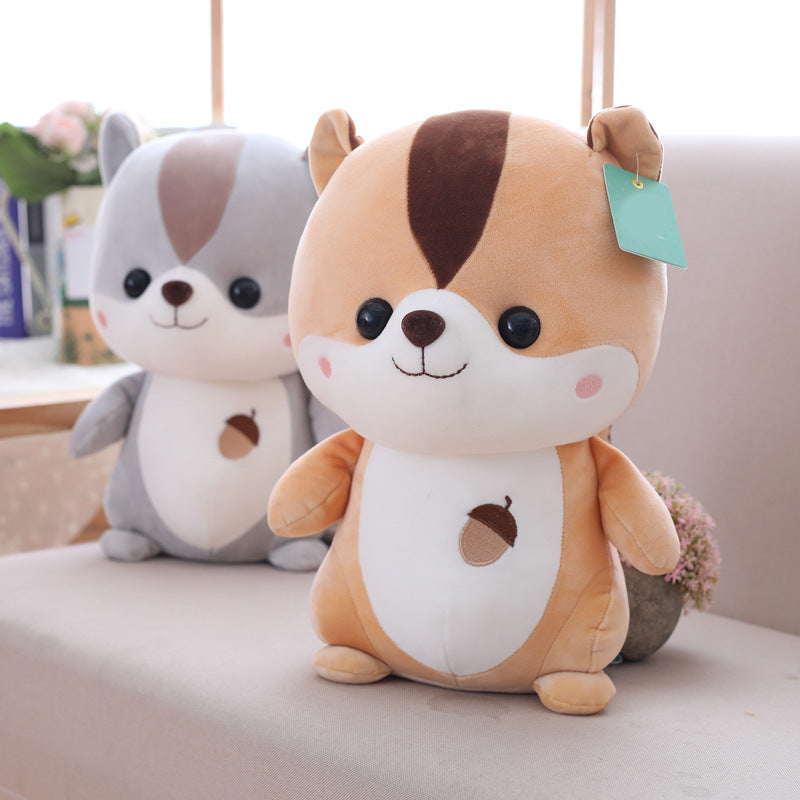 Cute Squirrel Plush Doll Soft Stuffed Animal Toy Gift