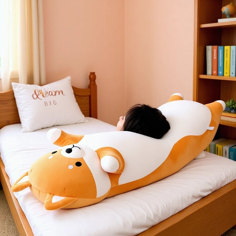 Long Shiba Inu Plush Pillow Soft Dog Stuffed Toy Gift