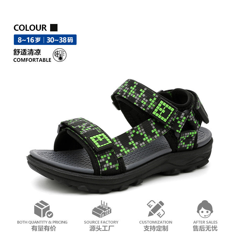 Kids Non-Slip EVA Beach Sandals Soft Sole Outdoor Shoes