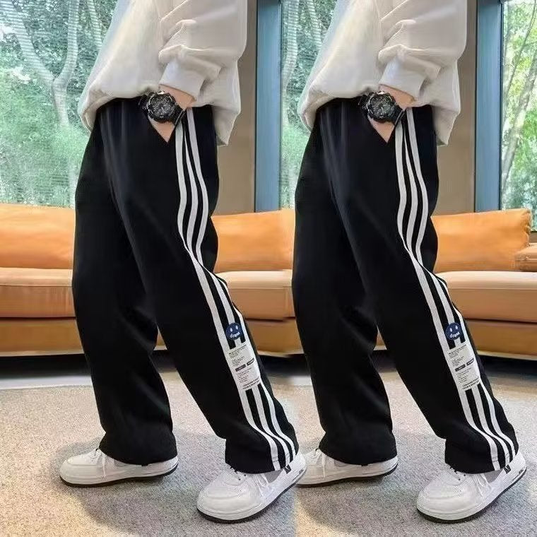 Boys Casual Straight Pants Autumn Sports All-Match Trousers