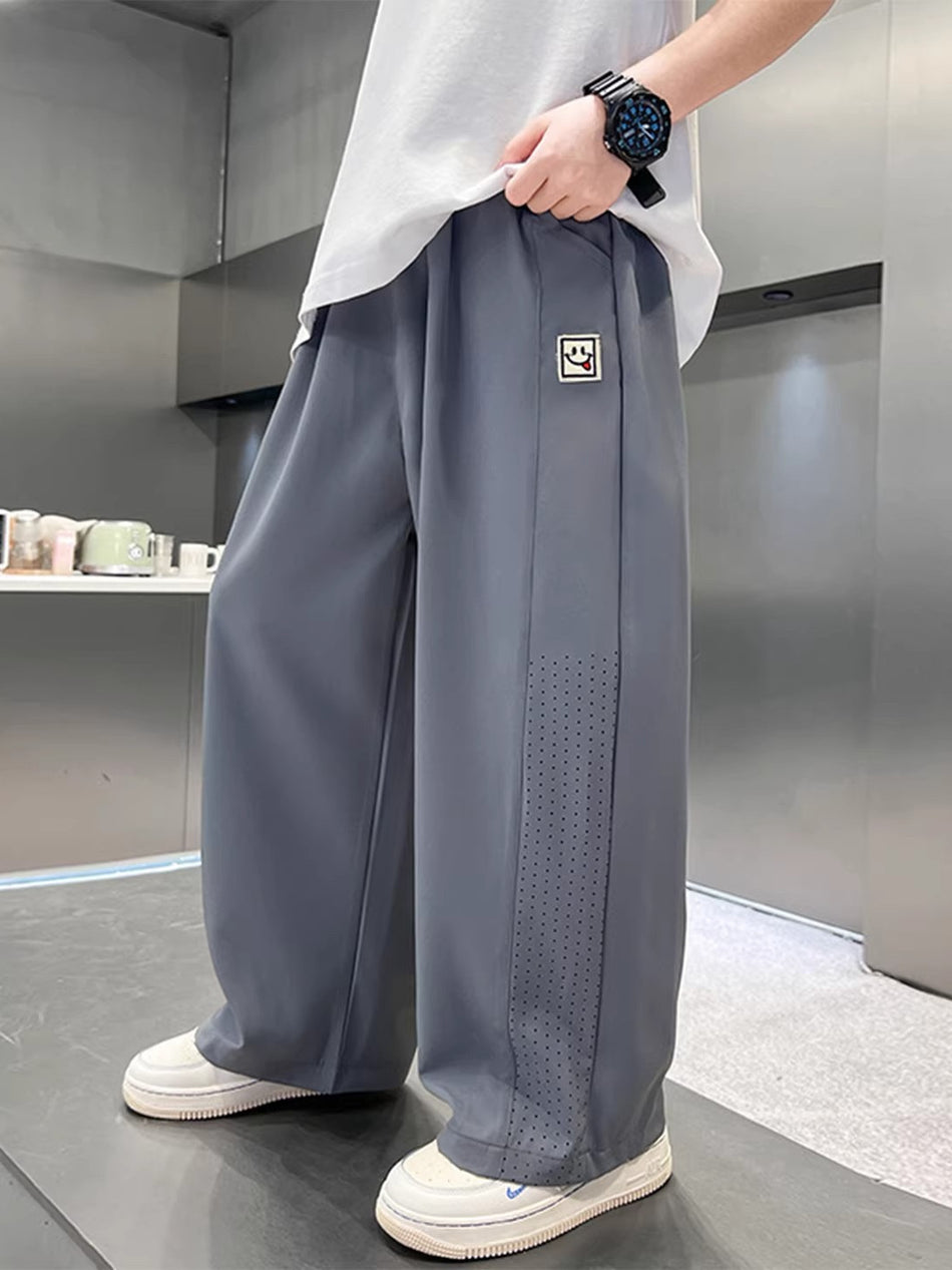 Boys Ice Silk Anti-Mosquito Summer Jogger Pants Lightweight