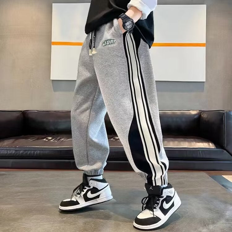 Boys Casual Sports Sweatpants Kids Spring Autumn Jogger Pants