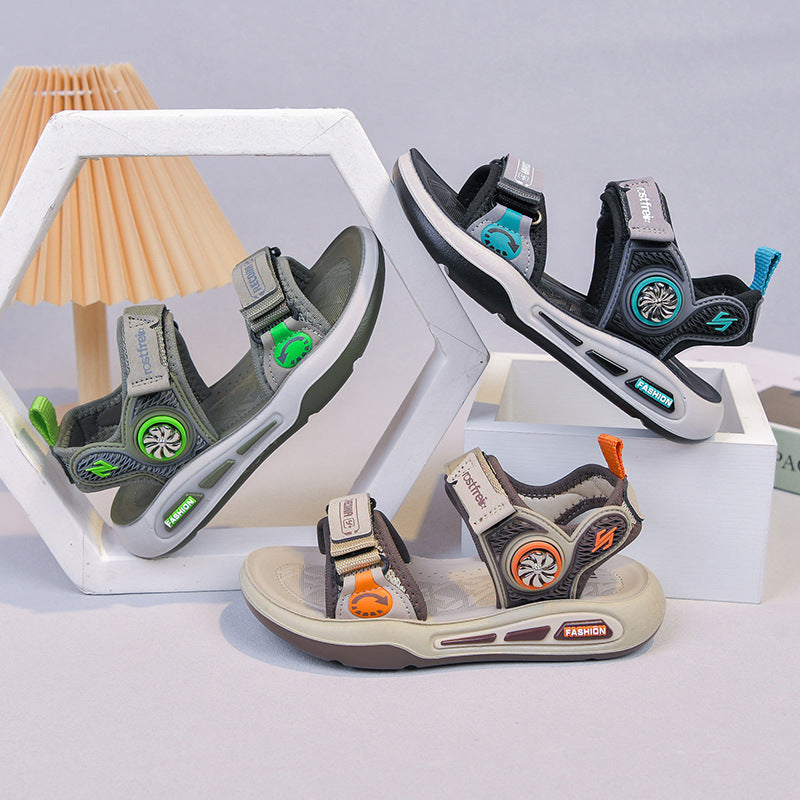 Boys Open Toe Sports Sandals Casual Beach Shoes Summer
