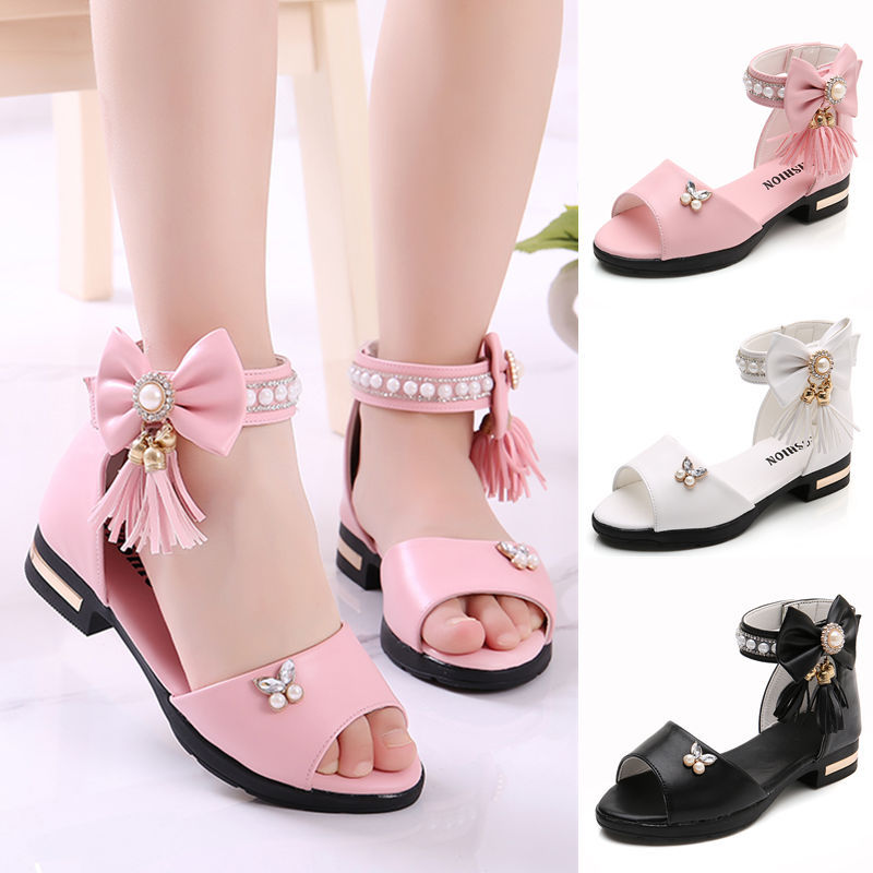 Girls Korean Style Soft Sole Roman Sandals