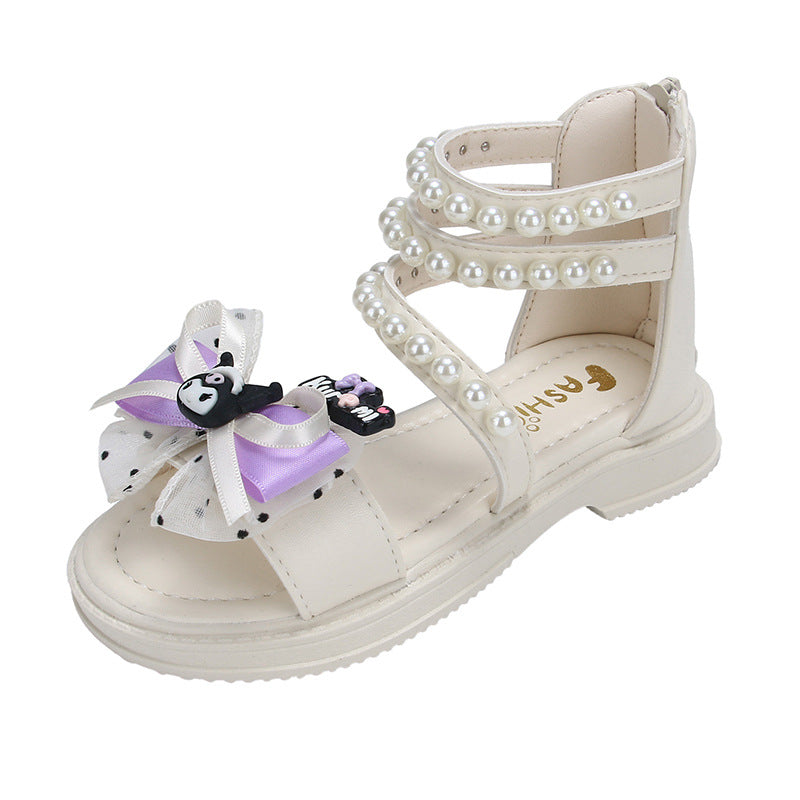 Girls Kuromi Soft Sole Princess Roman Sandals