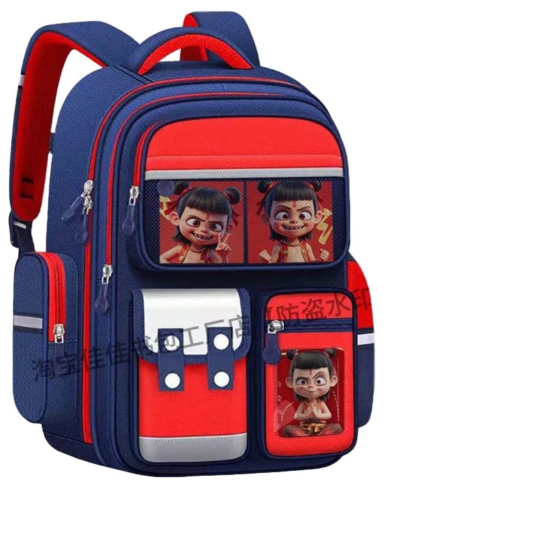 Nezha Ao Bing Kids Large Capacity Spine Support Backpack