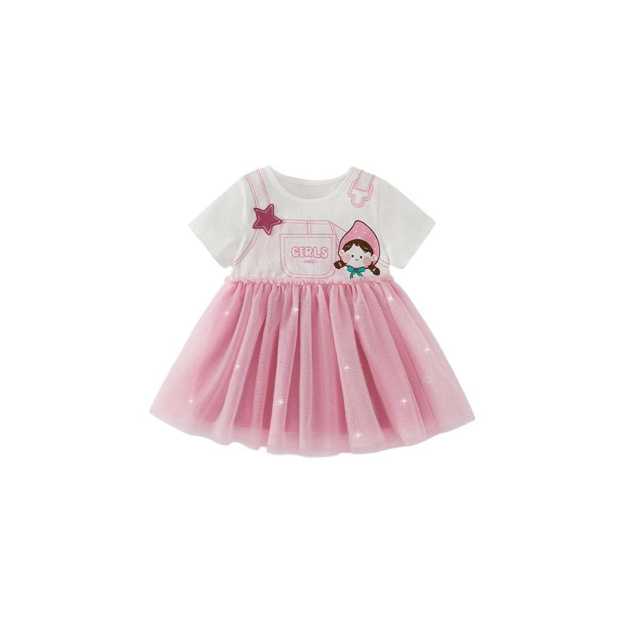 Girls Mesh Princess Dress for Summer